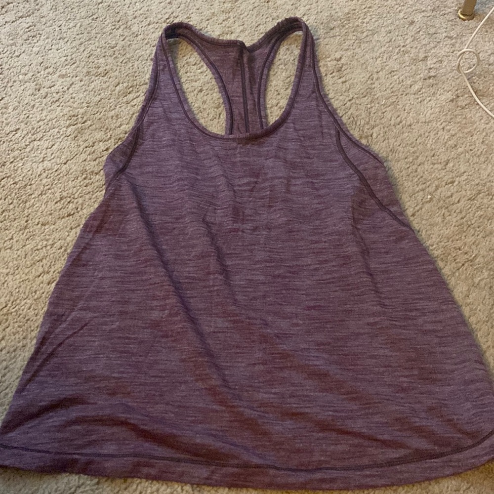 lululemon athletica Purple Racerback Tank Top